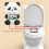 Schöner Lüfter in Toilettenform, geräuscharmer-Panda 4