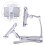 Adjustable wall mount for iPad tablet - Brand - Model - 4-10.5 inches - Silver 2