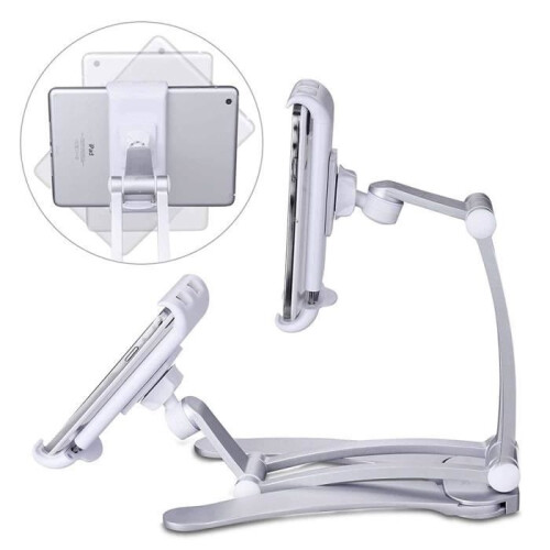 Adjustable wall mount for iPad tablet - Brand - Model - 4-10.5 inches - Silver 1