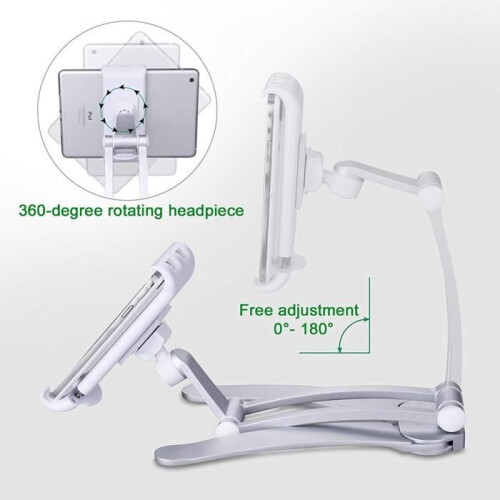 Adjustable wall mount for iPad tablet - Brand - Model - 4-10.5 inches - Silver 2