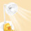 USB-Tischventilator, kleiner Personal-Tischventilator mit 3-Gelb 5