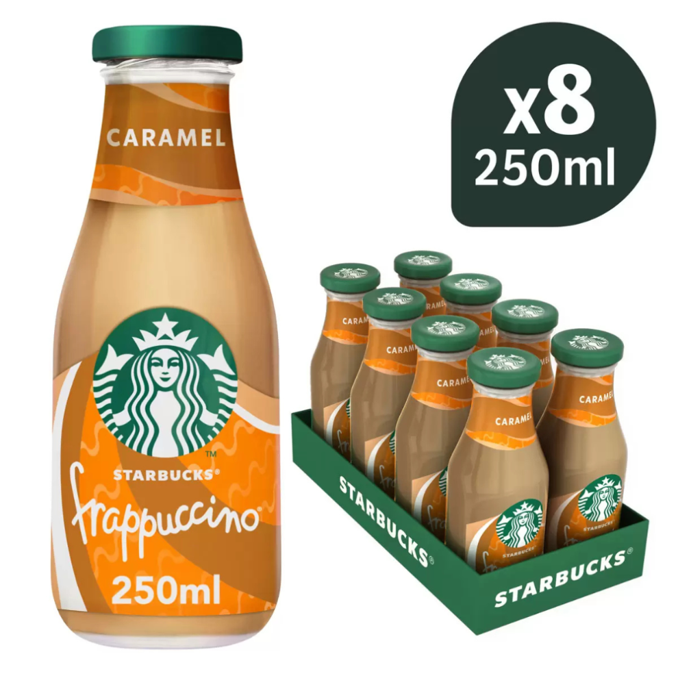 Starbucks Frappuccino Caramel Iced Coffee – 8 X 250Ml