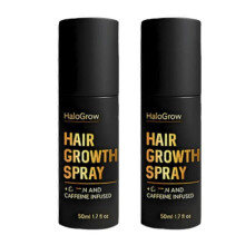 (2pcs) HaloGrow Hair Growth Spray –All Hair Types with Natural Ingredients, Reduced Shedding, Hydration and Silky Texture- 50ml