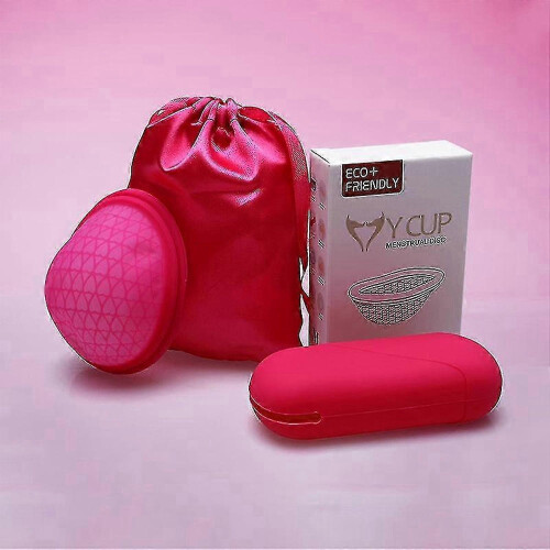 (L, red) Reusable Menstrual Disc Set Of 2 Menstrual Cup