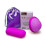 (S, Purple) Reusable Menstrual Disc Set Of 2 Menstrual Cup 1