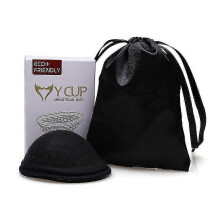 (L, black) Reusable Menstrual Disc Set Of 2 Menstrual Cup