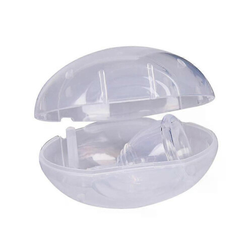 Menstrual Cup, Large Small Size Silicone Reusable Feminine Period Cup with Sterilizer