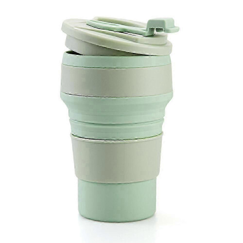 suitable for Collapsible Coffee Cup for Travel Silicone Foldable Mug with Lid