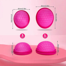 (Red, L) Useful 2023 New Ecoblossom Reusable Menstrual Disc - Set Of 2 Menstrual Cup W/ce Fda