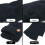 Halbfingerhandschuhe, fingerlose Fäustlinge DarkGrey 3