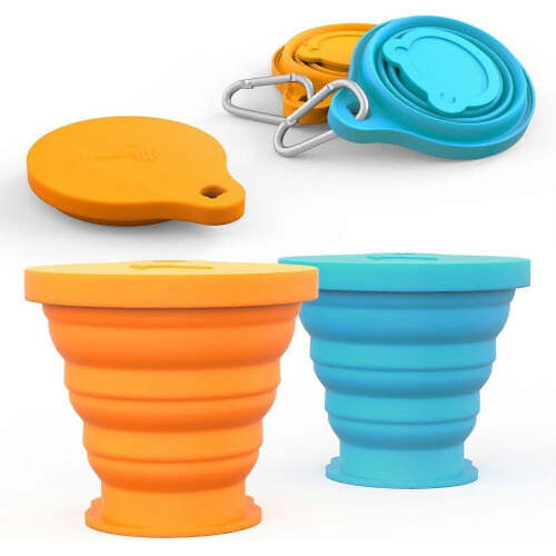 2025 Latest Model Collapsible Cup for Traveling, Silicone Foldable Cup, Camping
