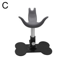(gray/onesize) Dog Standing Assistance Rack Adjustable Pet Beauty Stool Fixed Dog