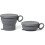 2025 Latest Model 2 pack Mini Silicone Collapsible Travel Cup for Camping 1