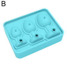 (blue/1pcs) Silicone Mold Evil and Fun Ice Mold For Whiskey Chocolate Mold Baking