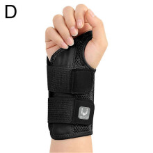(Black Right) Wrist Brace Carpal Tunnel, Adjustbale Wrist Support & Metal Splint Stabilizer