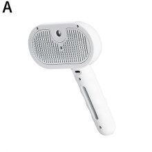 (White/One size) Cross-Border Pet Comb Spray Comb Cat Pet Supplies No Fly Hair Needle Comb Pet Hair Comb Cat Comb