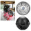 VINGVO Universal Motorcycle Headlight Assembly, Retro Round Modified Motorcycle Headlight for CB400/900 4