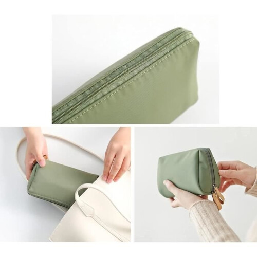 Makeup Bag - Women's - Nylon - Waterproof - Portable - Large Capacity 2