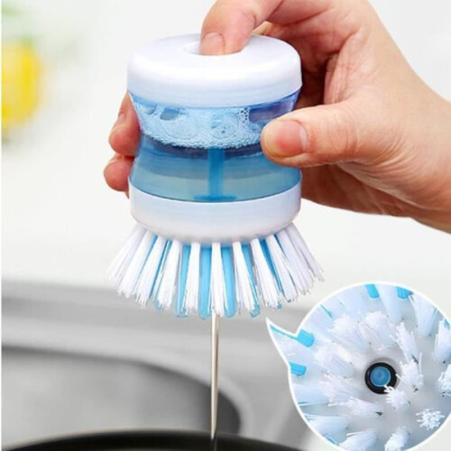 Pot Brush, 3 Soap Brushes, Kitchen Brush, Dish Brush (Random Color) 2