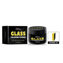 Premium Car Glass Polishing Powder - Remove Scratches, Enhance Clarity & Improve Visibility for Windshield Safety - Easy DIY Glass Restoration Solutio