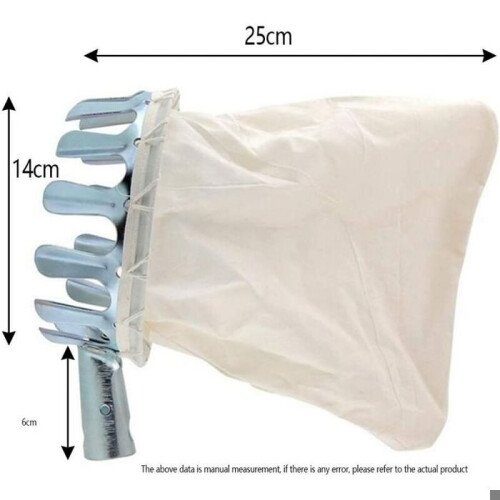 Fruit Pickers, Silver Fruit Picker, without Telescopic Metal Handle, Apple Pickers, for Apples, Pears, Oranges, Tool 1