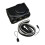 (Black/for PowerShot V1) Leather case For PowerShot black white browngreen 1