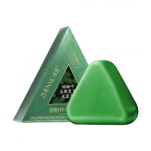Zhenxiu Platycladus Leaves Usman Grass Shampoo Bar Hair Nourish Anti-Breakage Refreshing Firming Clean Oil Control Fluffy Soap