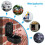 Secure outdoor key box, wall-mounted key box with 4-digit code, weather-resistant, zinc alloy 2