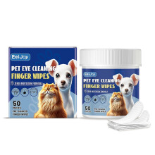 Eeljoy Pet Eye Care Finger Wipes for Cats And Dogs, Cleans Tear Stains And Discharge