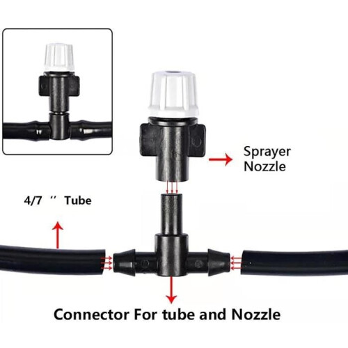 patio misting system, 10m misting system, irrigation kits, outdoor misting system, garden misting system 2