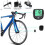 Wireless Bike Computer, Multifunctional Wired Bike Computer, Speedometer and Odometer, Backlight, Waterproof, 22 3