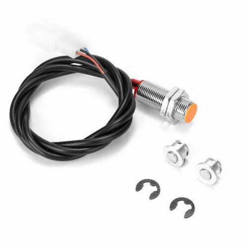Mini LCD digital motorcycle speedometer and tachometer for electric motor, multiple colors, Large 1