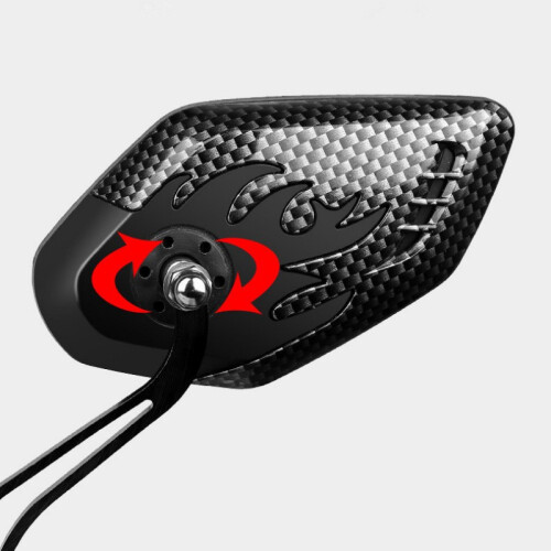 Bicycle mirror rearview mirror 360 rotation adjustable 22.2 mm 1