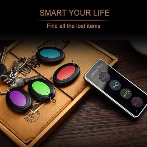 NETBOAT Object Locator - RF Transmitter and 4 Receivers - Find your keys, wallets, pets with LED 2
