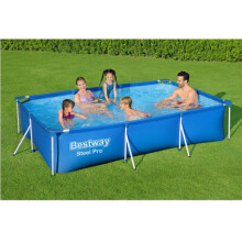 Bestway Steel Pro Rectangular Frame Pool Set - 300cm x 201cm x 66cm