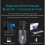 Bluetooth Mouse, 2.4G Wireless Mouse, NetBoat Silent Rechargeable Bluetooth Wireless Mouse (Dual-Mode: BT5.0+2.4G) 2