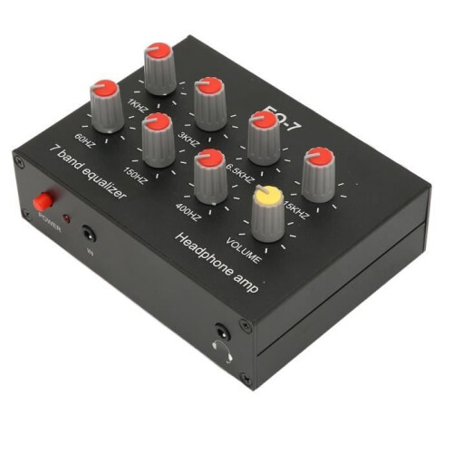 ETO - 7-band sound equalizer Input Output Treble Bass adjustment 1