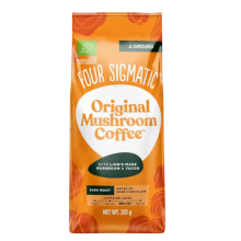 (1 Pack) Four Sigmatic Original Mushroom Ground Coffee, Dark Roast - 283g