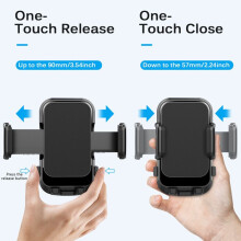 Autotelefoonhouder, telefoonhouder met zuignap voor voorruit en dashboard, compatibel met smartphones van 4,0'' tot 7,0''