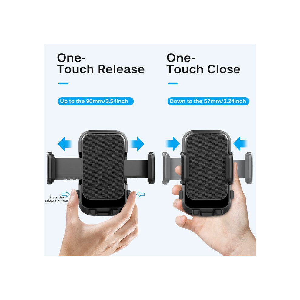 Car Phone Holder, Suction Cup Car Phone Mount For Windshield And Dashboard, Compatible With 4.0''-7.0'' Smartphones 6083684953682