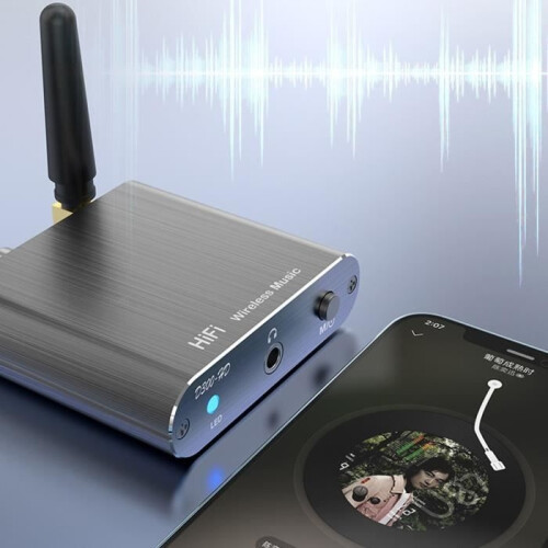 LAM-D300 Drahtloser Bluetooth 5.2-Empfänger, Bluetooth AUX, niedrige Latenz, CSR, aptX Bluetooth-Audioadapter 2