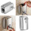 Stainless steel wall-mounted liquid soap dispenser - Silver - 500ml - Fill level indicator 2