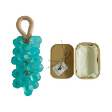 Limited time!!Amz Tea Tree Gem Grape Soap (Gift Box) Handmade Diy Gem Transparent Grape Soap Gift Box, Gentle Hand Care