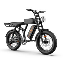 LIZIFLLY T2 20" 1000W All-terrain Fat Tire E-bike 48V Full Suspension E-Mountain bike
