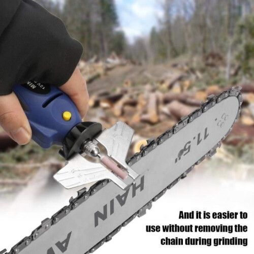 12V Fishtail Chainsaw Sharpener - Electromechanical Tool 1