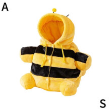 Cute Cat Bag Cute Bee Crossbody Bag Warm Dog Bag Handheld Large Capacity Autumn Winter Portable Pet Bag