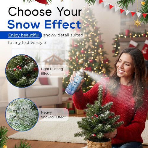 Quebec Artificial Snow Spray 100ml Xmas Decor 2