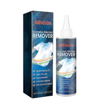 Effective Fabric Sticker & Print Remover - 100ml Safe, Powerful Residue & Decal Cleaner for All Fabrics | Easy to Use, Professional-Grade Clothing Sta