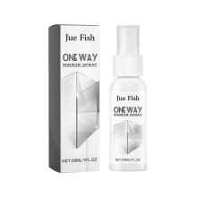 One Way Mirror Spray 30ml - Privacy Protection & Glass Cleaner with Aluminum Powder, UV Absorber for Durable, Invisible Barrier on Windows, Mirrors &