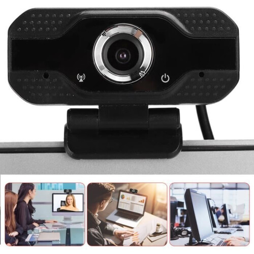 WEBCAM - 1080P Desktop Computer Camera, USB Online Class Webcam with Microphone - HEN 1